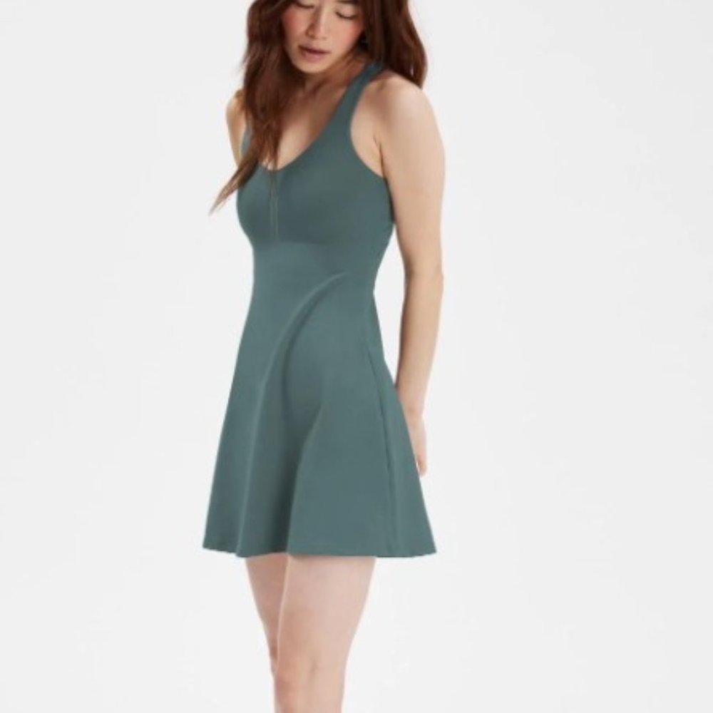 Girlfriend Collective Lola Dress in Alpine, size XL, EUC